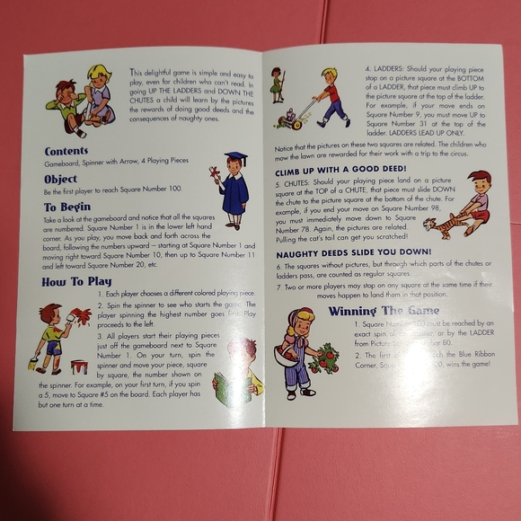 Chutes and Ladders Board Game Nostalgia "1956" Edition - Picture 9 of 12